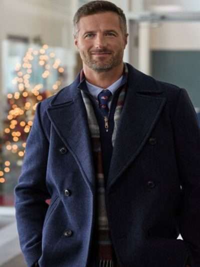 Brendan Penny The More the Merrier Blue Peacoat
