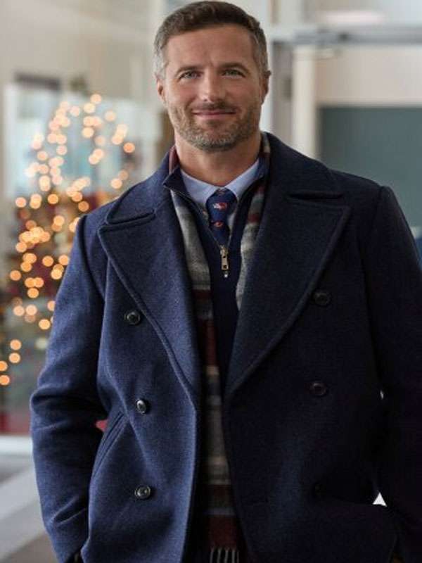 Brendan Penny The More the Merrier Blue Peacoat