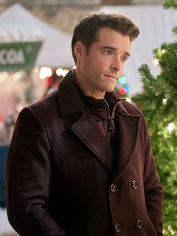 Corey Cott The Snow Must Go On Brown Peacoat