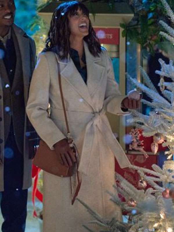 Tamera Mowry Housley Tidings for the Season Wool Coat