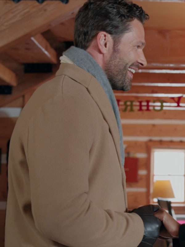 Tyler Perry's Finding Joy Aaron O’Connell Brown Wool Coat