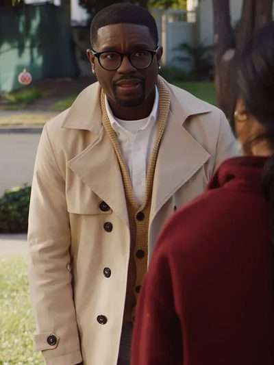 Unexpected Christmas 2025 Richard Beige Cotton Coat