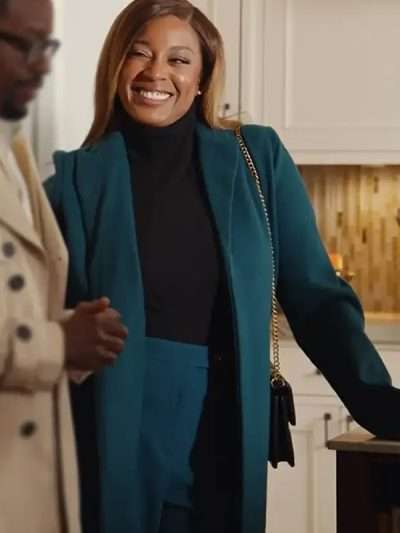 Unexpected Christmas 2025 Kerry Blue Wool Long Coat