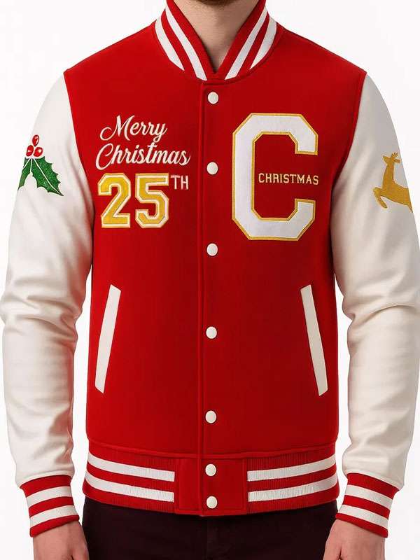 Merry Christmas Varsity Jacket