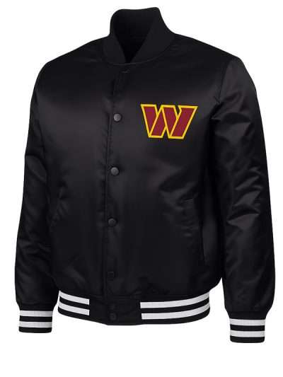 Black Washington Commanders Starter Jacket