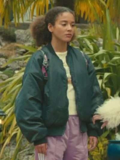 Imogen Faires Wild Cherry Bomber Jacket