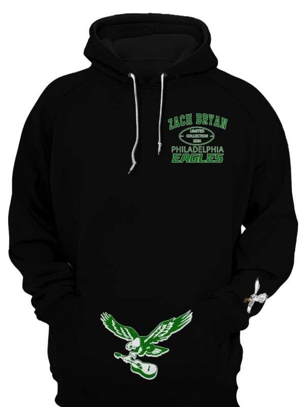 Zach Bryan Black Pullover Hoodie