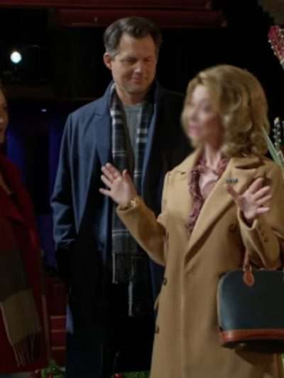 A Grand Ole Opry Christmas 2025 Kristoffer Polaha Blue Wool Coat