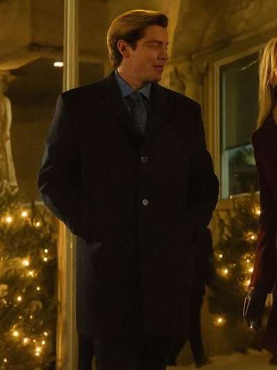Dominic Sherwood A Suite Holiday Romance Wool Coat