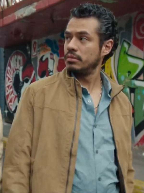 La hora de los valientes 2025 Memo Villegas Brown Jacket