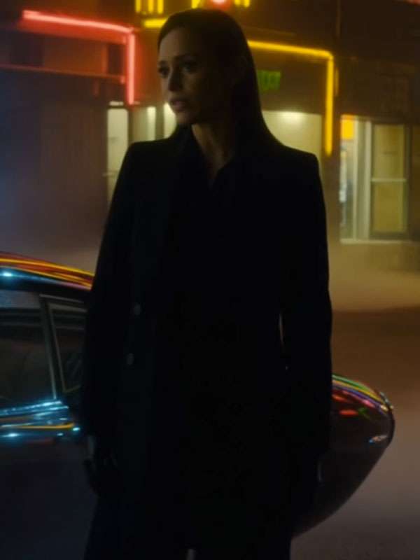 Adria Arjona The Thomas Crown Affair Black Coat