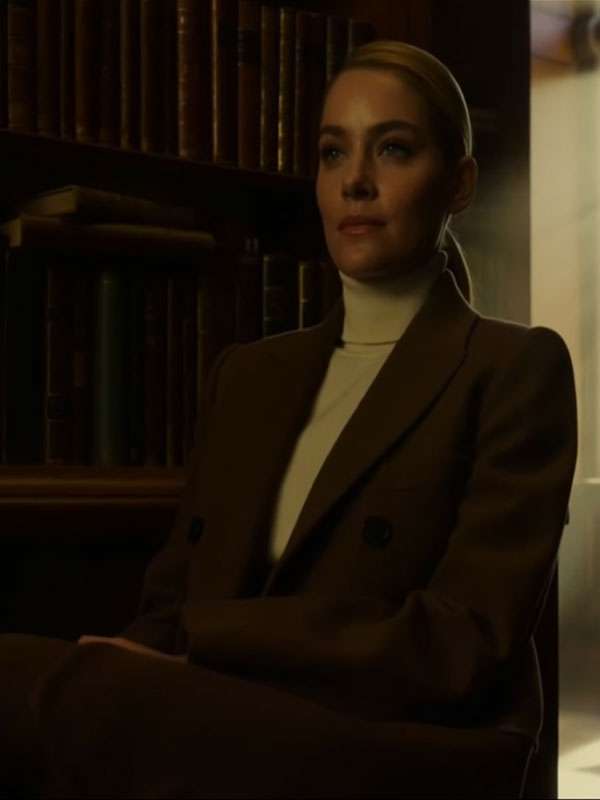 Aiysha Hart The Thomas Crown Affair Brown Wool Coat