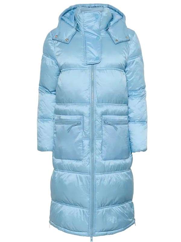 Philippa Dunne Amandaland Blue Puffer Coat