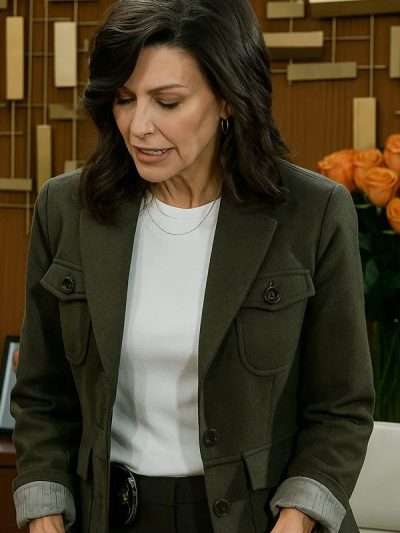 General Hospital 2025 Anna Devane Green Jacket