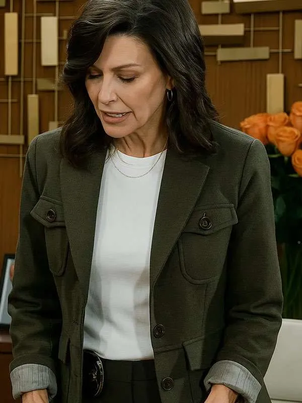 General Hospital 2025 Anna Devane Green Jacket