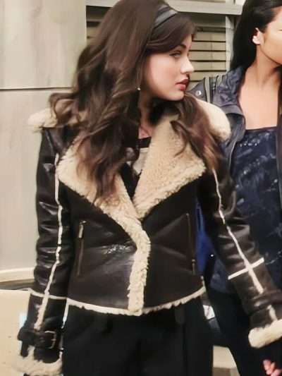 Pretty Little Liars Lucy Hale Shearling Leather Jacket