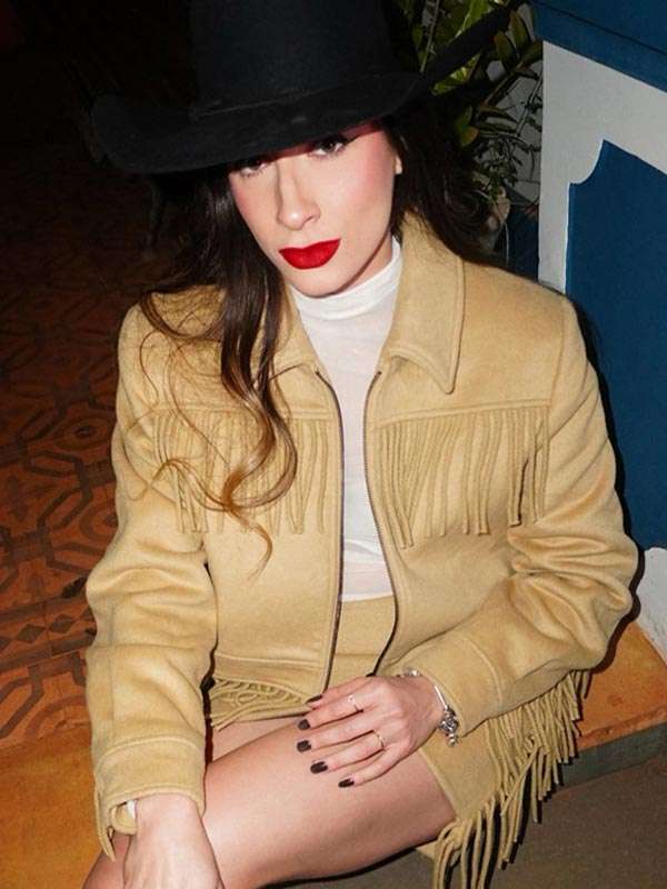 Bárbara Fortunato Guedes Captiva Farm Olímpia Fringe Jacket
