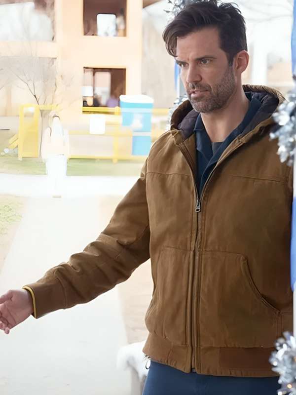Hollis Mistletoe Murders S02 Brown Cotton Jacket