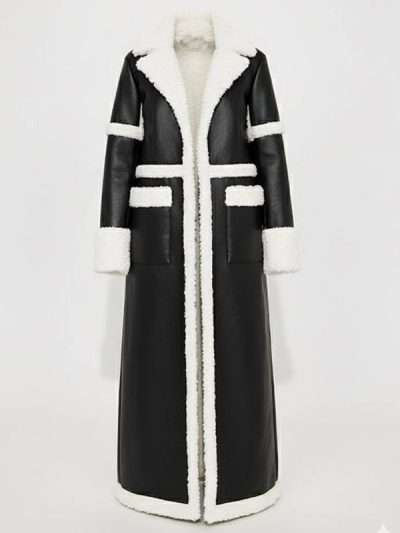 Beyond the Gates S01 Dana Thomas Black Sherpa Coat