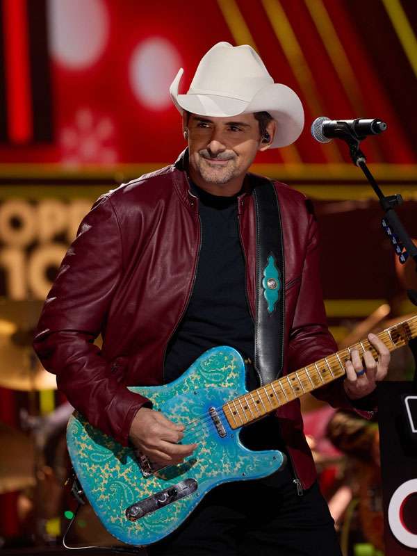 Brad Paisley A Grand Ole Opry Christmas Leather Jacket