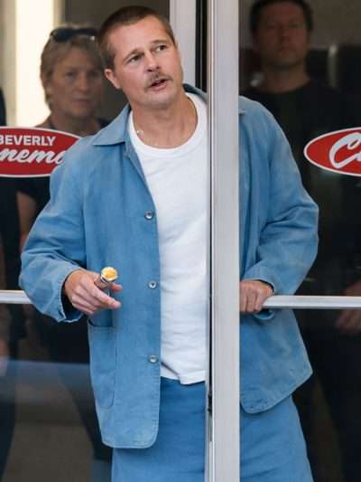 Brad Pitt The Adventures of Cliff Booth 2026 Blue Jacket