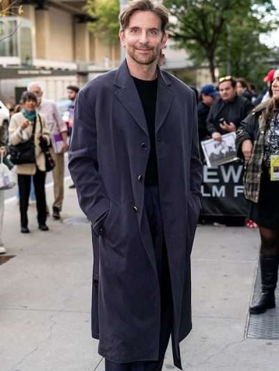 Bradley Cooper NYFF63 Grey Coat