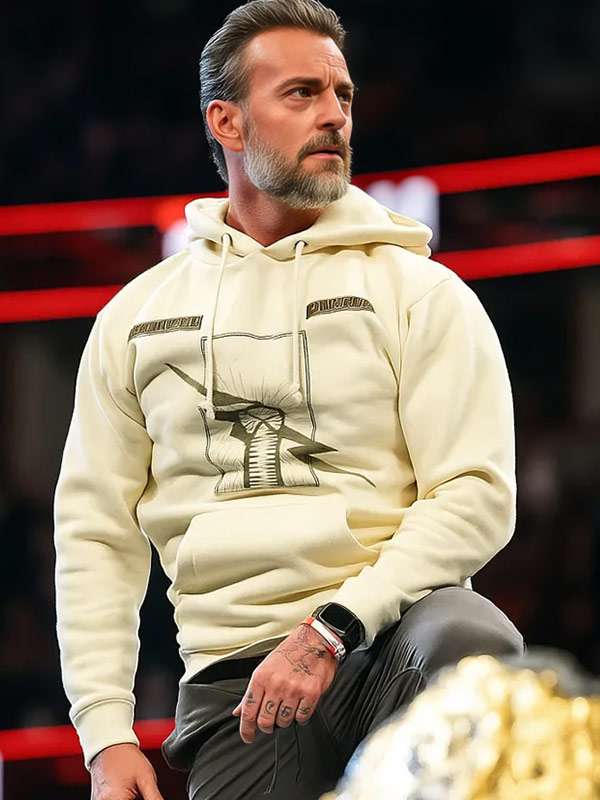 Monday Night RAW 2025 CM Punk Hoodie