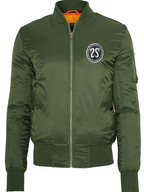 House X Techno CRSSD Satin Bomber Jacket