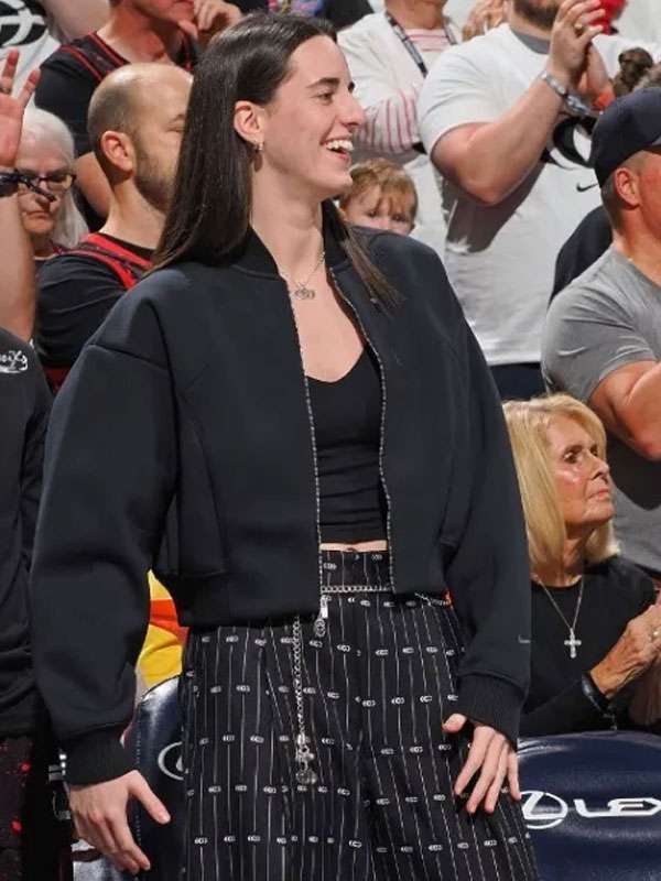 Indiana Fever 2025 Caitlin Clark Bomber Jacket