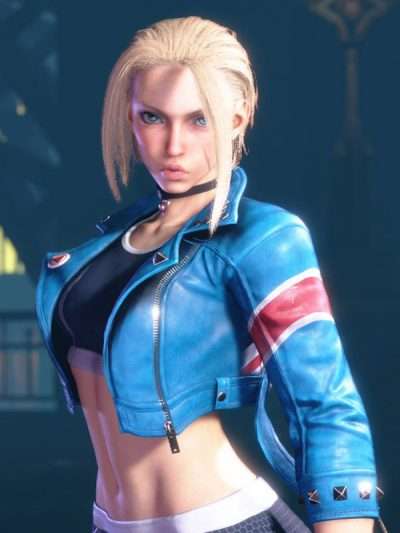 Cammy Street Fighter 6 UK Flag Biker Jacket