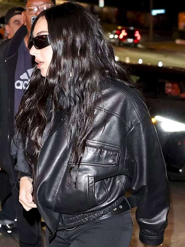 Charli XCX Marty Supreme Leather Jacket