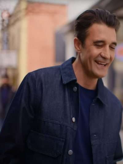 Gilles Marini Christmas in the Ballroom Denim Jacket