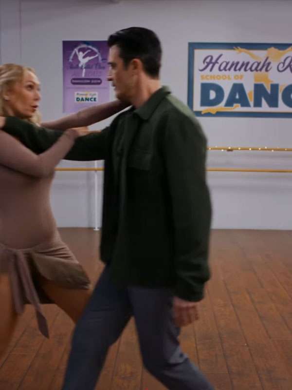 Christmas in the Ballroom 2025 Gilles Marini Green Wool Jacket