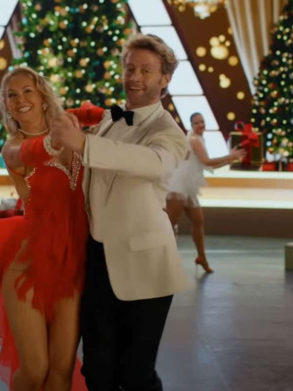 Christmas in the Ballroom Trent Whiddon White Blazer