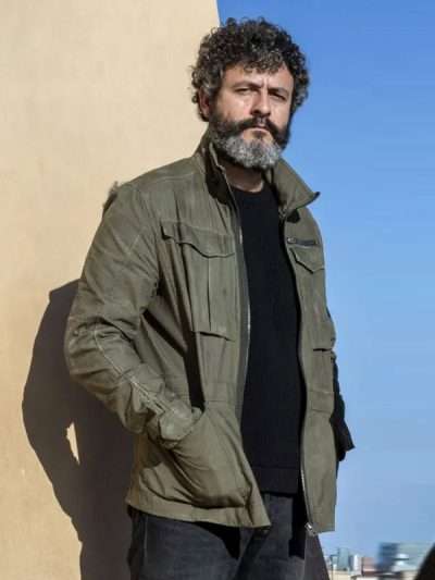 City of Shadows Isak Férriz Green Cotton Jacket