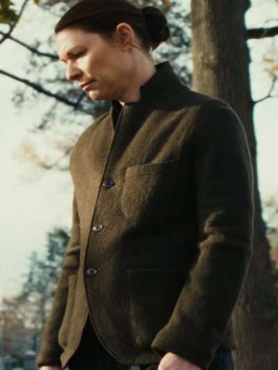 Claire Danes The Beast in Me Brown Wool Jacket