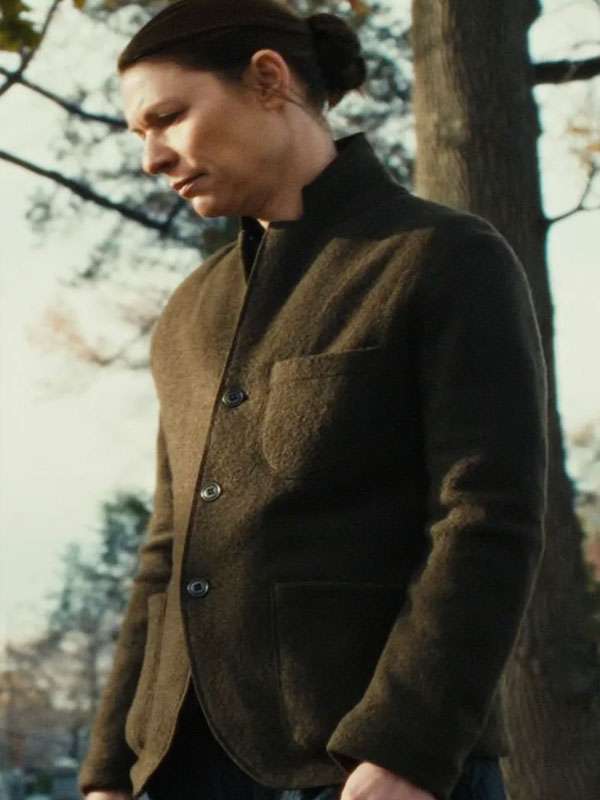 Claire Danes The Beast in Me Brown Wool Jacket