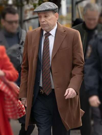 Elsbeth S03 Buzz Fleming Brown Wool Coat