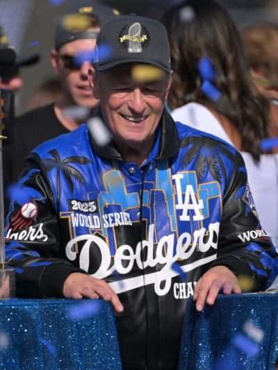 Stan Kasten Dodgers WS Championship Parade Leather Jacket