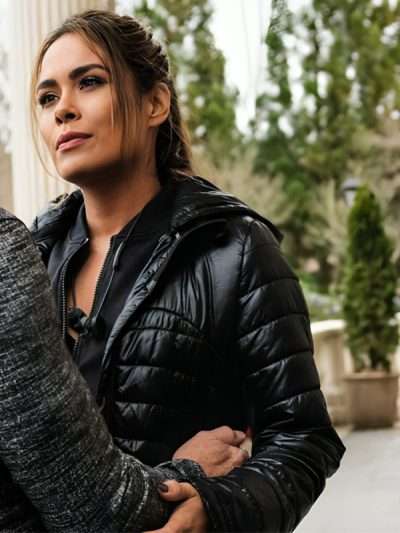 Dynasty S03 Cristal Carrington Jacket With Hood