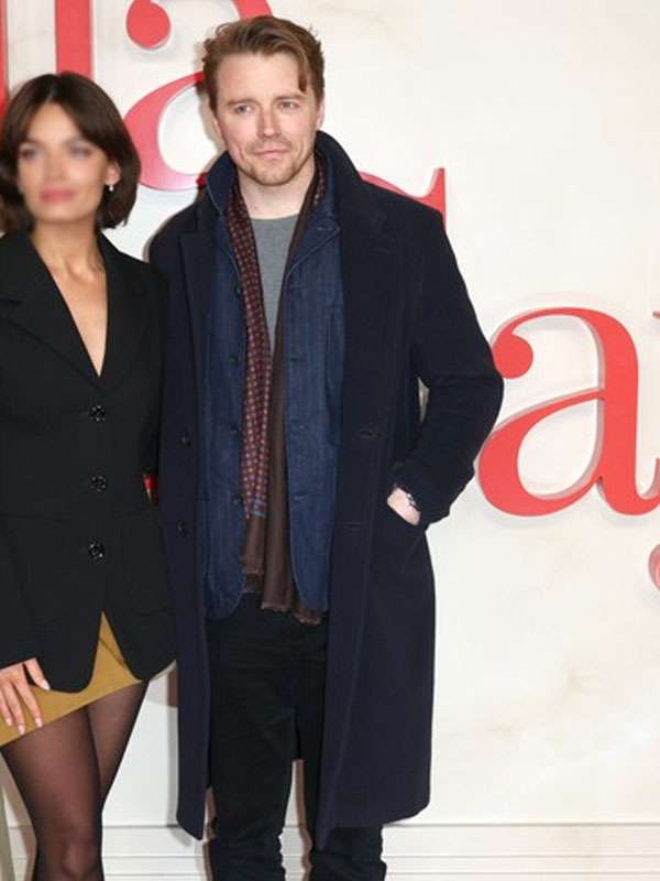 Movie Event Ella McCay 2025 Jack Lowden Wool Coat