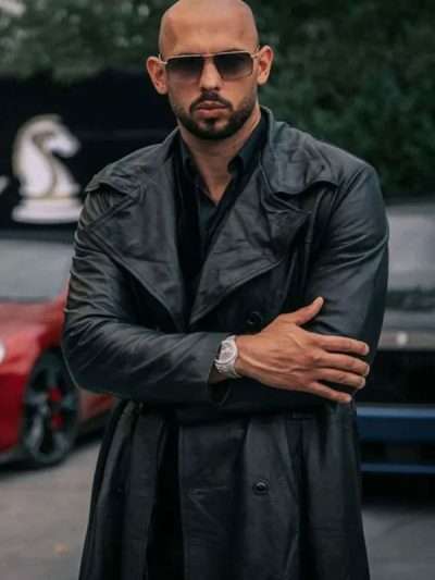 Emory Andrew Tate Leather Trench Coat