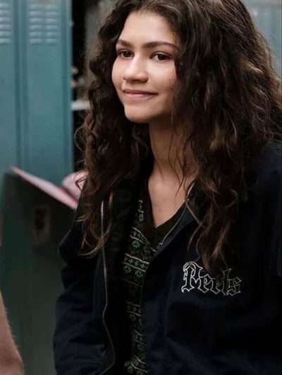 Euphoria 2022 Zendaya Black Cotton Jacket