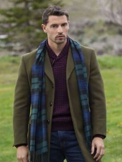 Ezra Moreland Finding Mr Christmas Green Coat