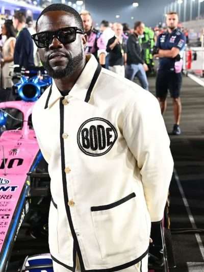 Kevin Hart F1 Grand Prix Of Qatar 2025 Off White Jacket