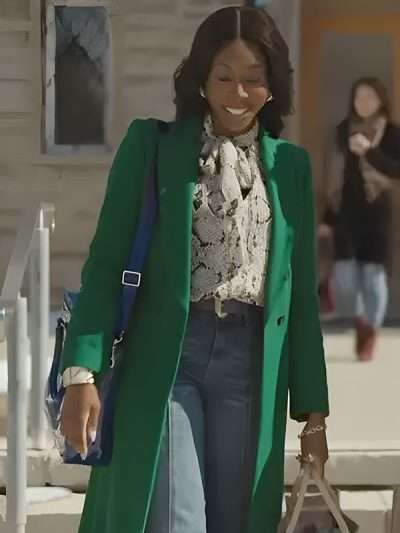 Fake Yourself A Merry Little Christmas 2025 Claudia Hamilton Green Wool Coat