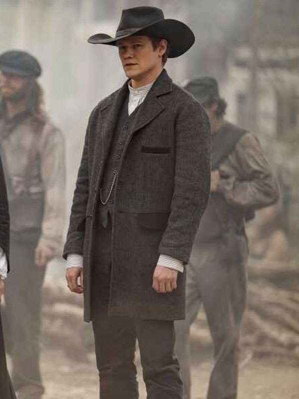 Garret Van Ness The Abandons Black Wool Trench Coat