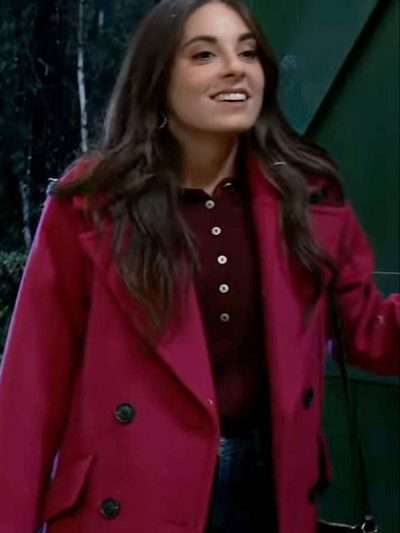 Shop Kristen Vaganos General Hospital 2025 Pink Peacoat
