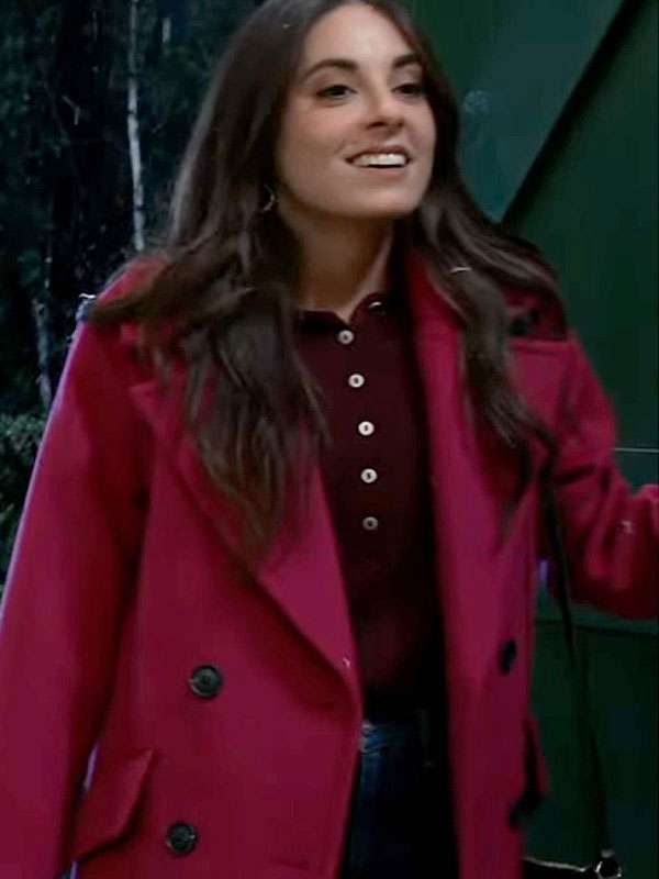 Shop Kristen Vaganos General Hospital 2025 Pink Peacoat