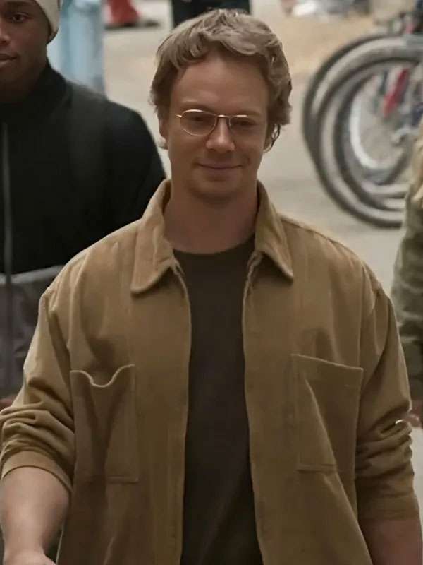 Girl Taken Alfie Allen Brown Corduroy Jacket